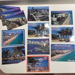 Vintage 90’s Florida Phil Mattes Post Card Shoppe POST CARDS set of 11 New